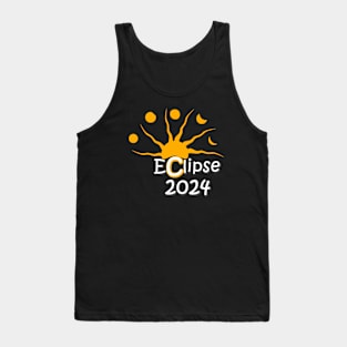 Total Eclipse Over Little Rock, April 8 - 2024 Tank Top